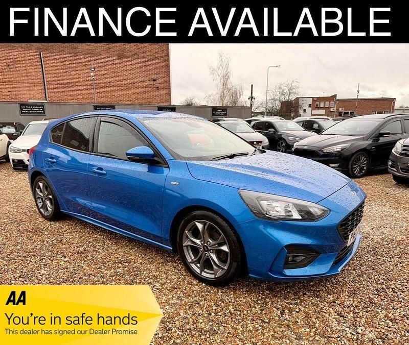 Used Ford Focus ST-Line 120 HP (88 kW) 2021 Blue Hatchback