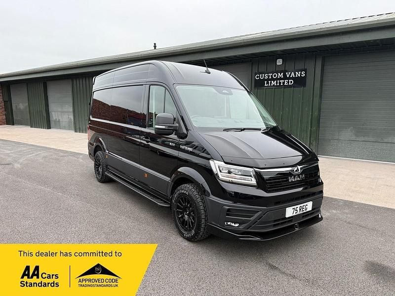 Black New 2025 MAN TGE Van | £47,500 - Image 1/3