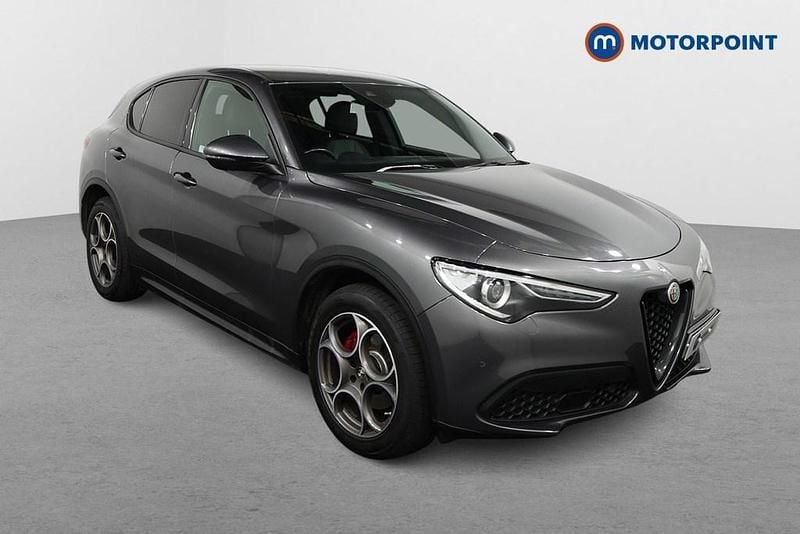 Grey Used 2022 Alfa Romeo Stelvio Sprint SUV | £22,149 (Super price) - Image 1/4