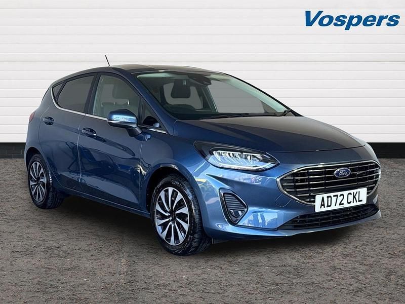 Usado Ford Fiesta Titanium 2023 Azul Citadino