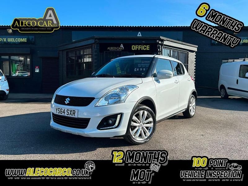 White Used 2014 Suzuki Swift SZ4 Hatchback | £6,995 (A bit pricey) - Image 1/4