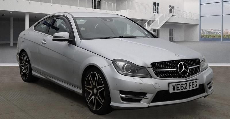 Silver Used 2012 Mercedes C220 AMG Coupe | £4,495 (Good price) - Image 1/4