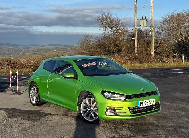 Green Used 2015 VW Scirocco R-line Coupe | £9,750 - Image 1/4