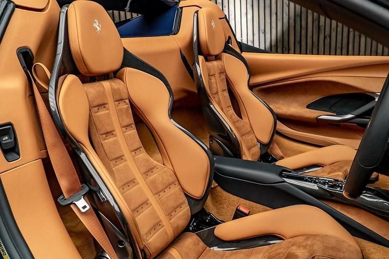 New Ferrari 296 2025 Blue Cabriolet