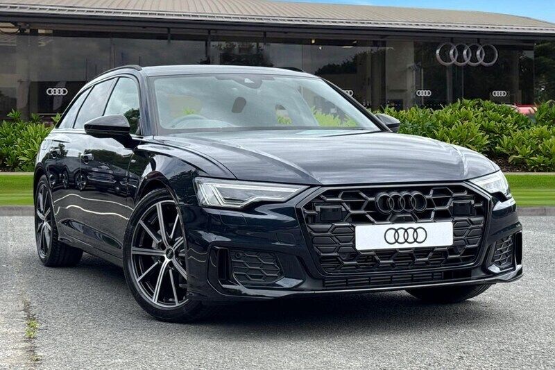 Blue New 2025 Audi A6 Black Edition Estate | £47,995 (Good price) - Image 1/4