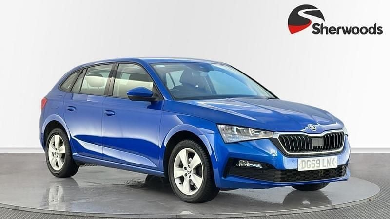Used Skoda Scala SE 115 HP (84 kW) 2019 Blue Hatchback