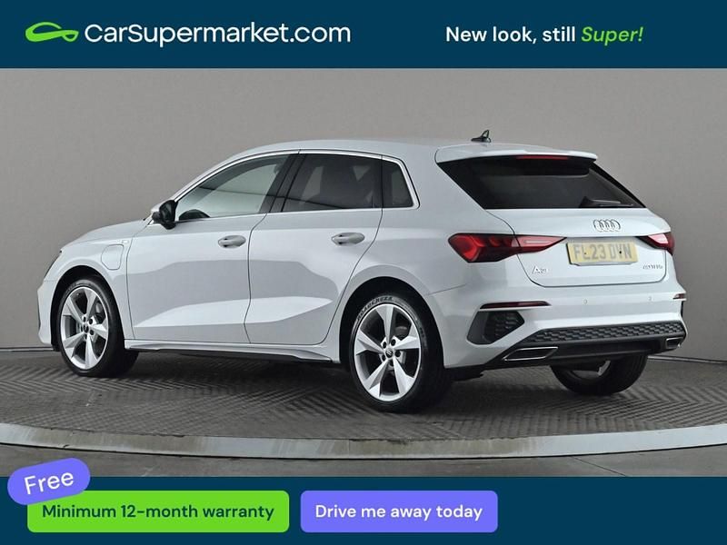 Used Audi A3 e-tron S-Line 2023 White Hatchback