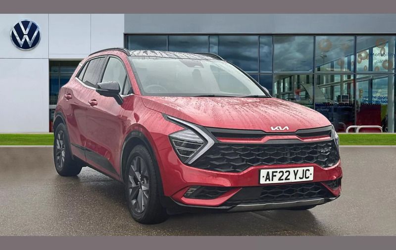 Red Used 2022 Kia Sportage GT-Line S SUV | £27,117 (Fair price) - Image 1/4