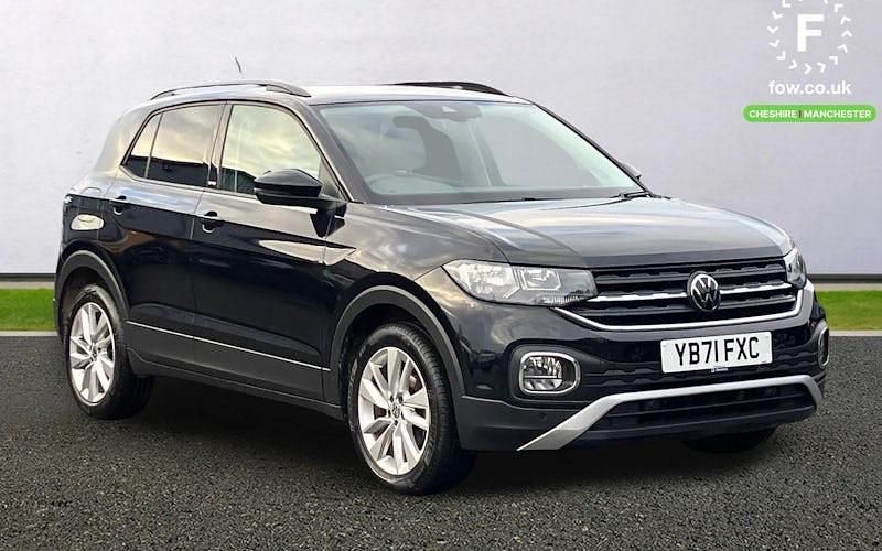 Used VW T-Cross Active 110 HP (80 kW) 2021 Black SUV