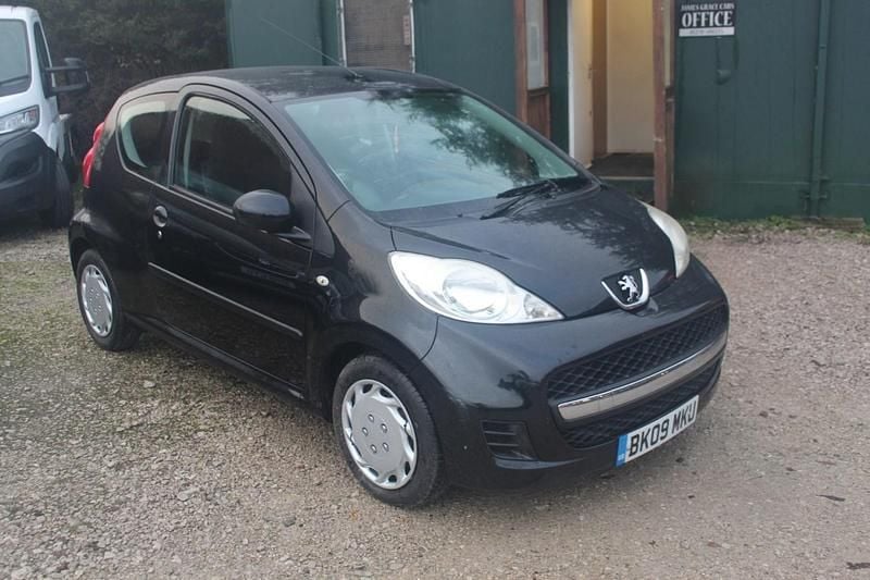 Black Used 2009 Peugeot 107 Hatchback | £995 (Fair price) - Image 1/4