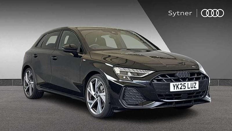Black Used 2025 Audi A3 Black Edition Hatchback | £32,000 (Expensive) - Image 1/4