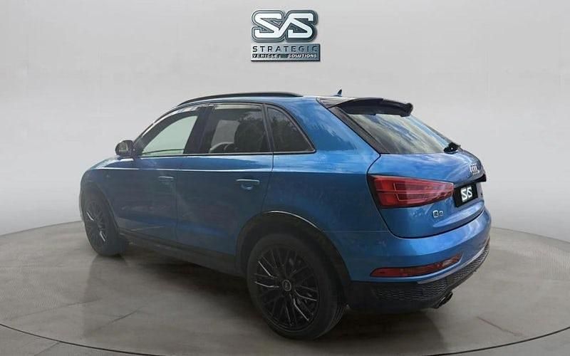 Used Audi Q3 Black Edition 180 HP (132 kW) 2018 Blue SUV