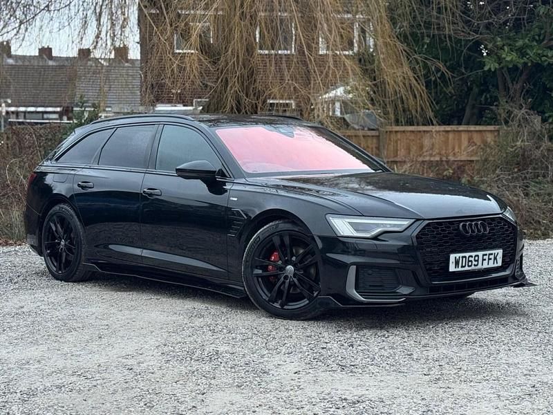 Used Audi A6 S-Line 204 HP (150 kW) 2019 Black Estate