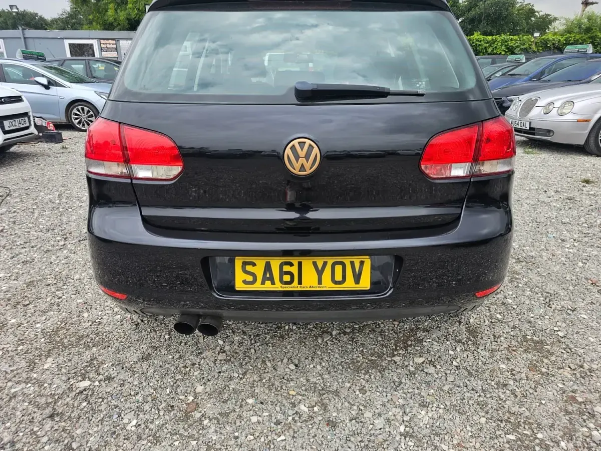 Used VW Golf VI Match 122 HP (89 kW) 2011 Black Hatchback