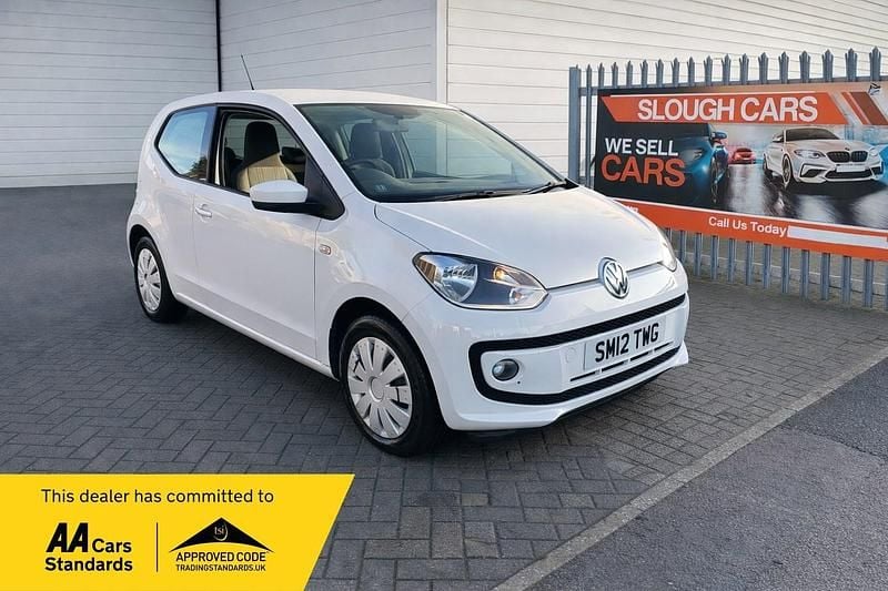 White Used 2012 VW up! move up! Hatchback | £2,395 (Good price) - Image 1/4