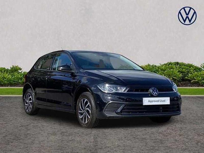 Black Used 2025 VW Polo Life Hatchback | £17,390 (Good price) - Image 1/4