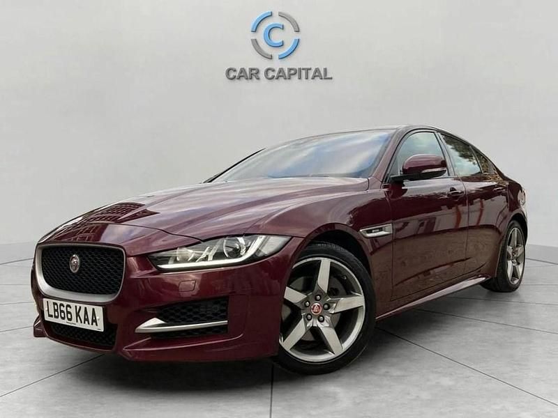 Red Used 2016 Jaguar XE R-Sport Sedan | £10,407 (Fair price) - Image 1/4