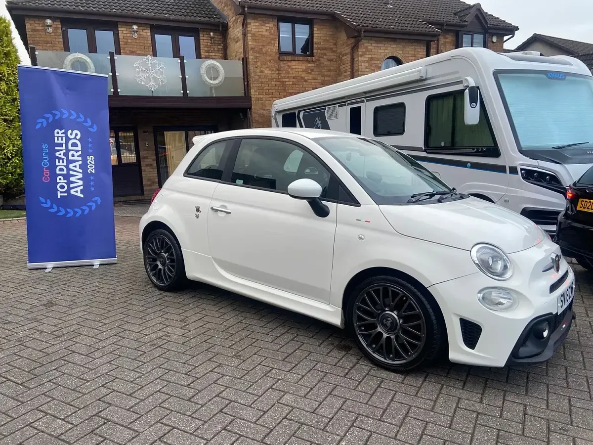 Used Abarth 595 145 HP (106 kW) 2018 White Hatchback