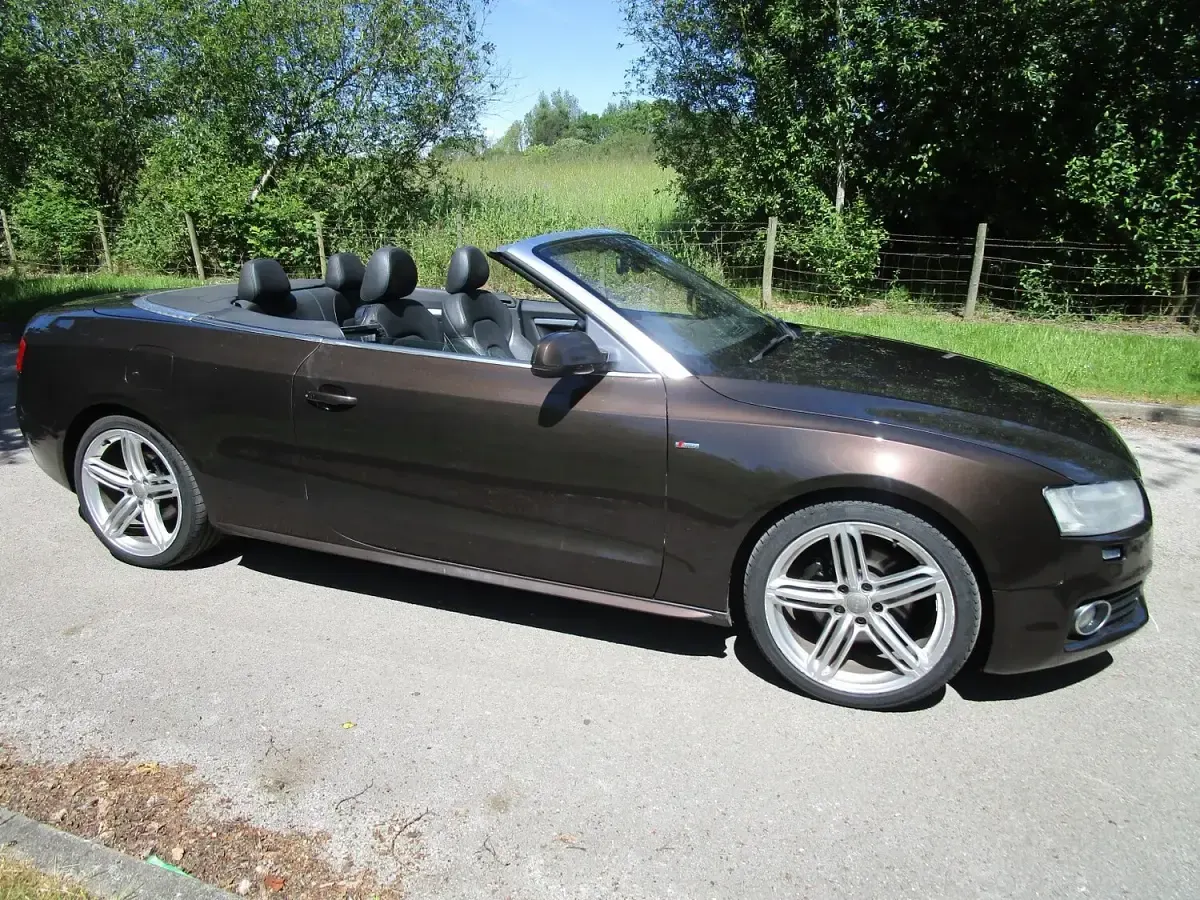 Used Audi A5 Cabriolet S-Line 2011 Brown Cabriolet