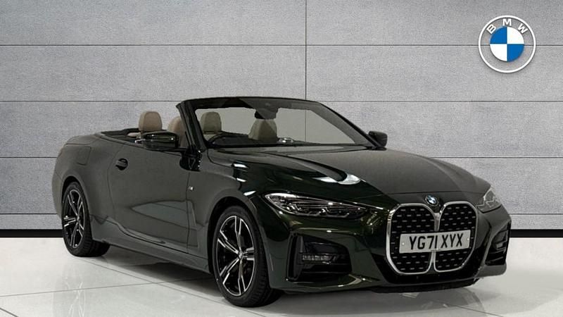 Green Used 2021 BMW 420 M Sport Cabriolet | £28,500 (Expensive) - Image 1/4