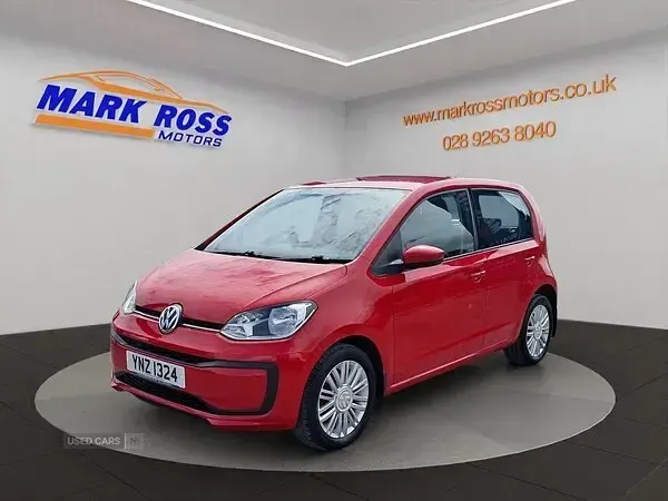 Used VW up! move up! 60 HP (44 kW) 2018 Red Hatchback