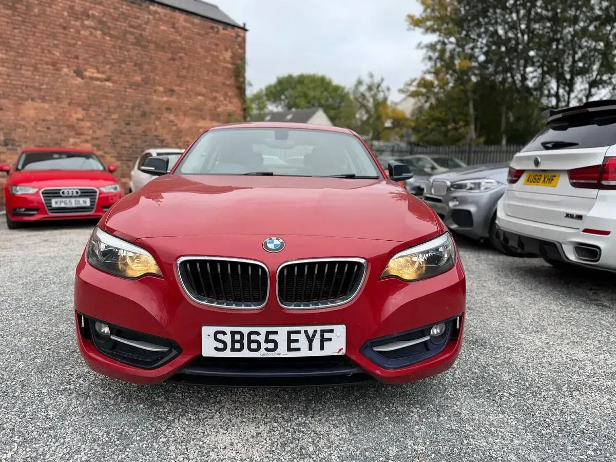 Used BMW 218 Sport Line 2015 Red Coupe