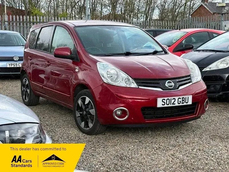 Used Nissan Note N-TEC 2012 Red Hatchback