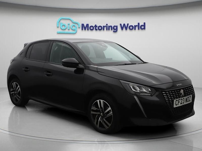 Black Used 2023 Peugeot 208 Allure+ Hatchback | £15,900 (Fair price) - Image 1/4