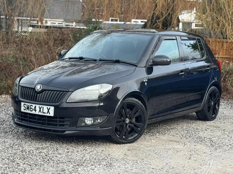 Used Skoda Fabia 105 HP (77 kW) 2015 Black Hatchback