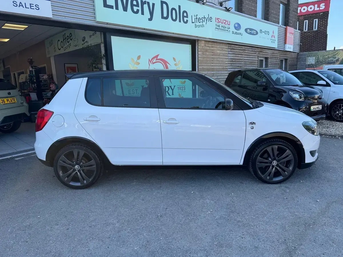 Used Skoda Fabia Monte Carlo 105 HP (77 kW) 2014 White Hatchback