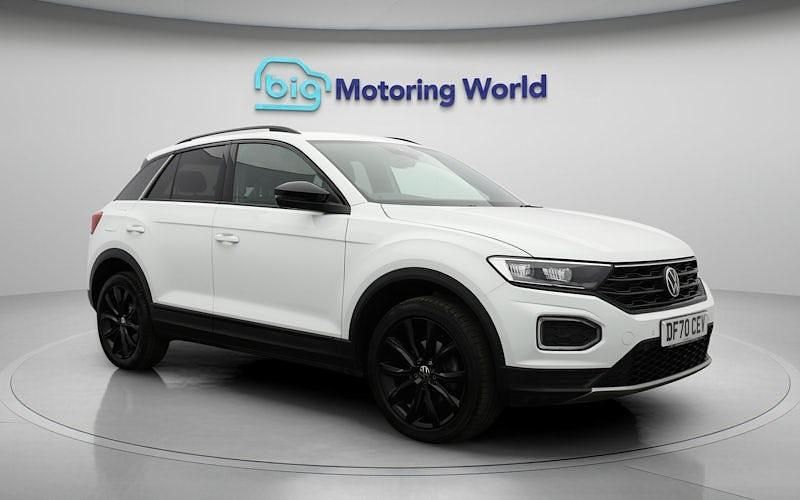 White Used 2020 VW T-Roc Black Edition SUV | £19,400 (Fair price) - Image 1/4