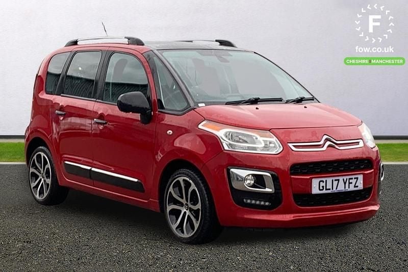 Used Citroën C3 Picasso Platinum 100 HP (73 kW) 2017 Red MPV