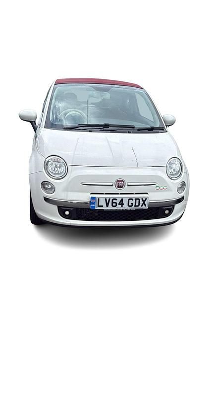 Used Fiat 500C Lounge 2014 White Cabriolet