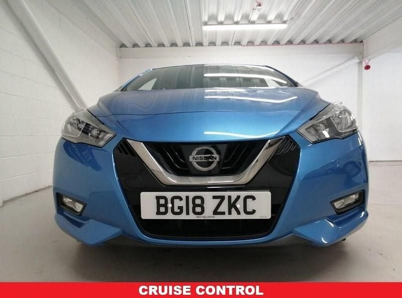 Used Nissan Micra Visia 90 HP (66 kW) 2018 Blue Hatchback