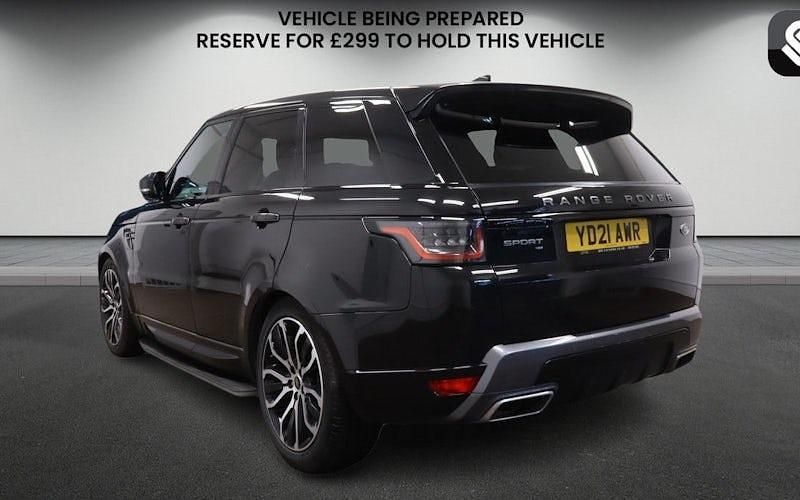 Used Land Rover Range Rover Sport HSE 300 HP (220 kW) 2021 Santorini black SUV