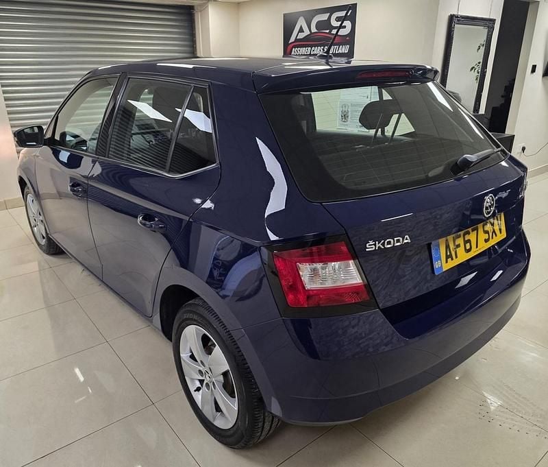 Used Skoda Fabia SE 95 HP (69 kW) 2017 Blue Hatchback
