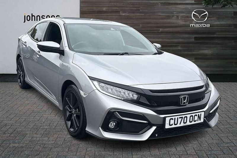 Silver Used 2020 Honda Civic SR Hatchback | £12,990 (Fair price) - Image 1/4