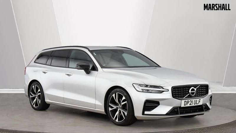 Silver Used 2021 Volvo V60 R-Design Estate | £24,890 (A bit pricey) - Image 1/4