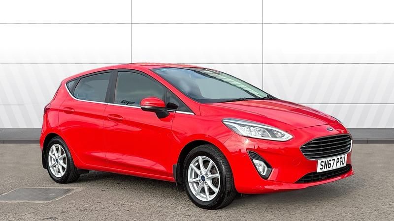 Red Used 2017 Ford Fiesta Zetec Hatchback | £7,102 (Good price) - Image 1/3