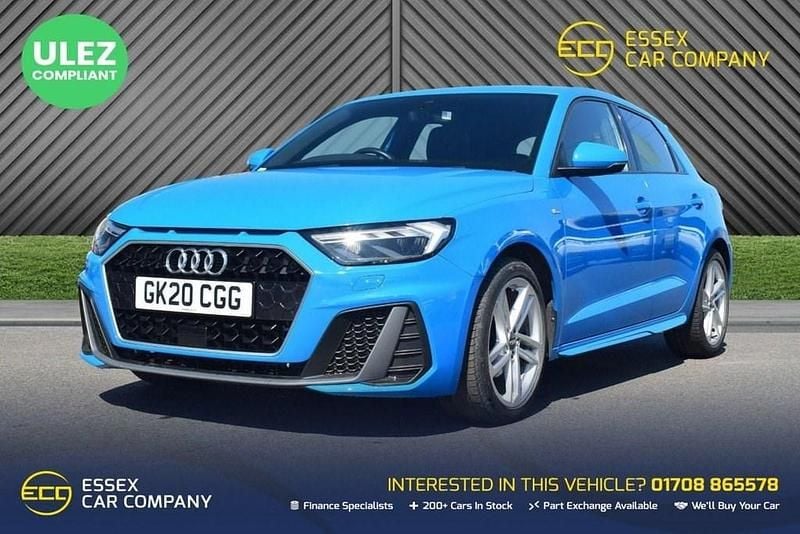 Blue Used 2020 Audi A1 Sportback S-Line Hatchback | £14,538 (Fair price) - Image 1/4