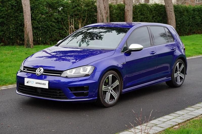 Used VW Golf VII R 2015 Blue Hatchback