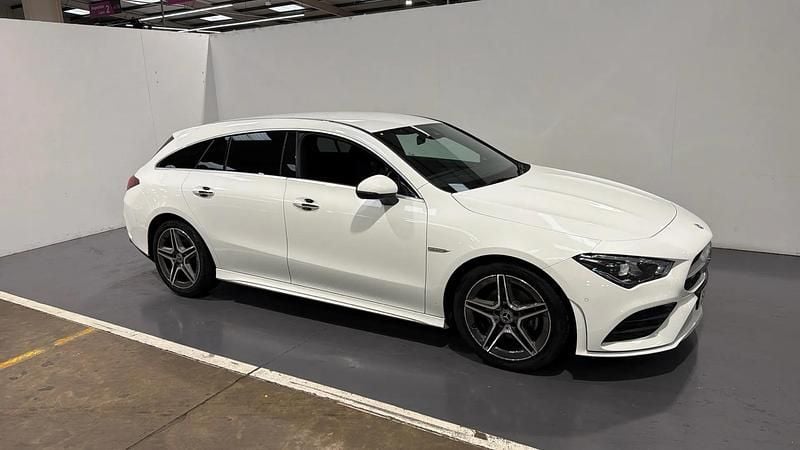 White Used 2021 Mercedes CLA180 AMG line Sedan | £20,977 (Good price) - Image 1/4