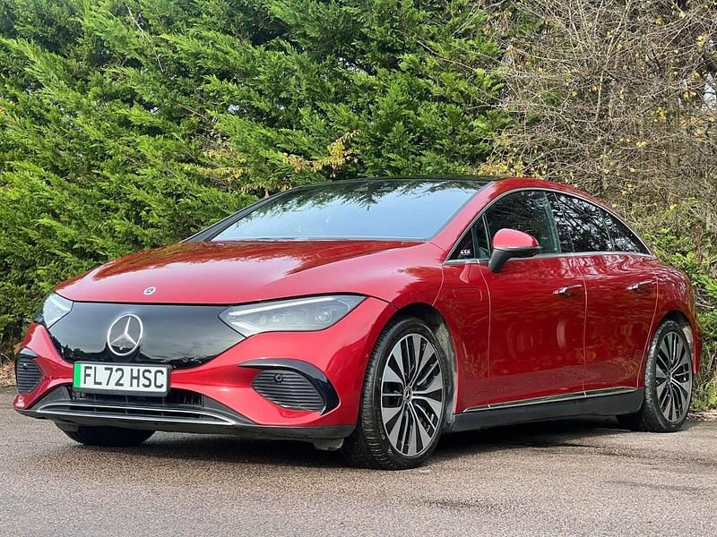 Used Mercedes EQE350 Exclusive Luxury 214 kW (292 HP) 2022 Red Sedan