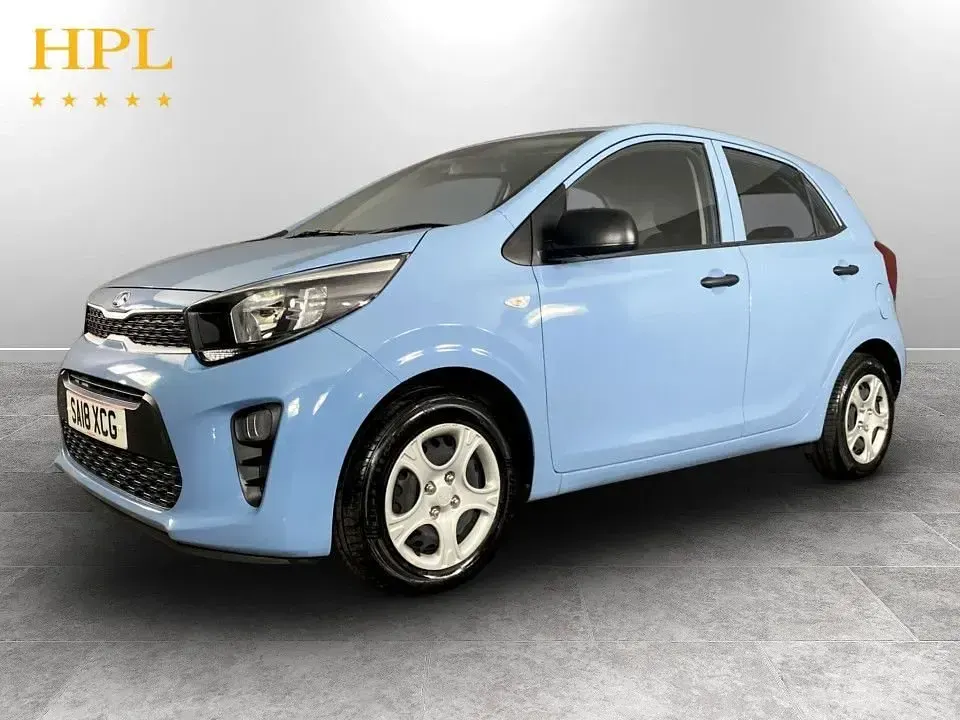 Used Kia Picanto 2018 Blue Hatchback