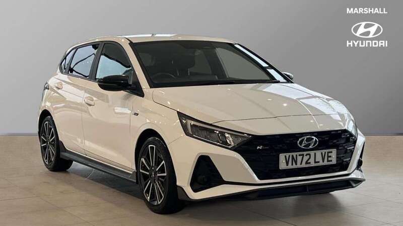 White Used 2022 Hyundai i20 N Line Hatchback | £14,127 (Fair price) - Image 1/4