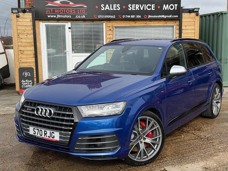 Used Audi SQ7 Advanced 435 HP (319 kW) 2017 Blue SUV