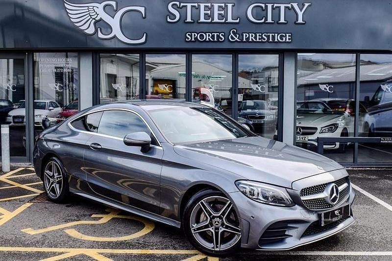 Grey Used 2019 Mercedes C220 AMG Line Premium Coupe | £15,980 (Fair price) - Image 1/1