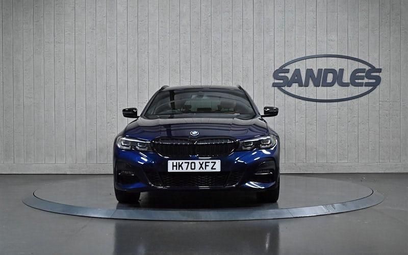 Used BMW 330e M Sport 292 HP (214 kW) 2021 Blue Estate