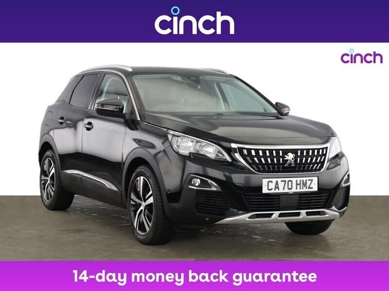 Black Used 2020 Peugeot 3008 Allure SUV | £15,299 (Fair price) - Image 1/3