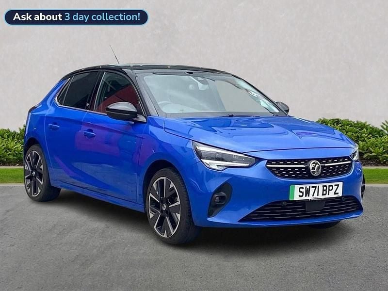 Used Vauxhall Corsa-e Elite 100 kW (136 HP) 2021 Blue Hatchback